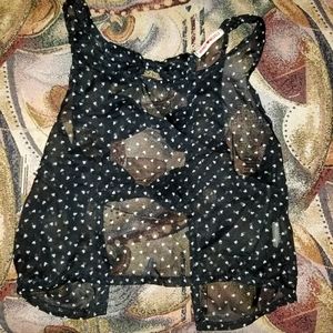 Crop top with bows on back